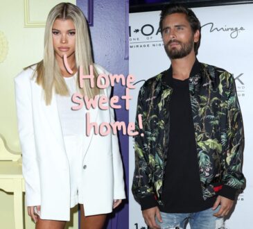 Sofia Richie snapped a pic at Scott Disick