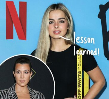 Addison Rae shares the advice Kourtney Kardashian gave her.