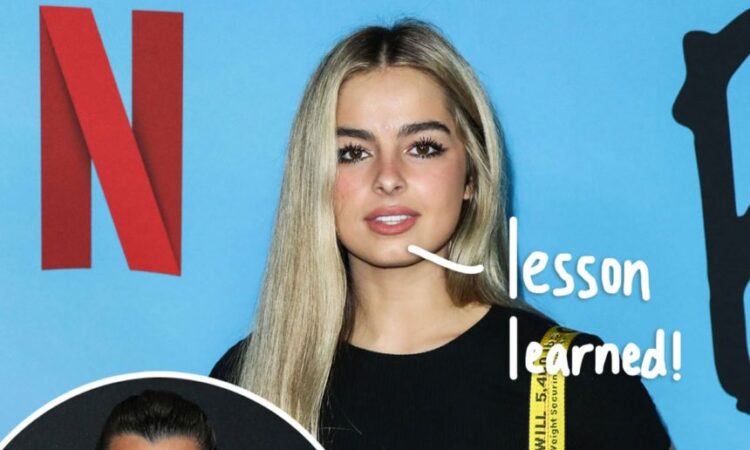 Addison Rae shares the advice Kourtney Kardashian gave her.